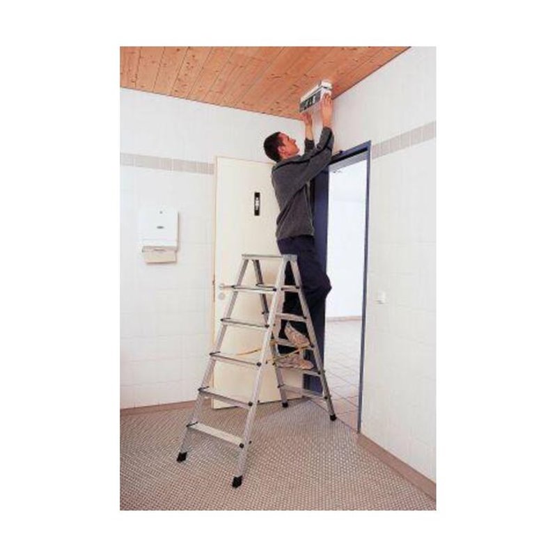 Zarges LM Stufen-Stehleiter Z300 genietet beidseitig begehbar