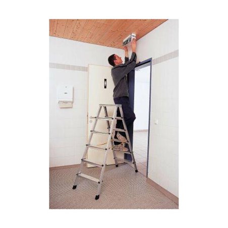 Zarges LM Stufen-Stehleiter Z300 genietet beidseitig begehbar