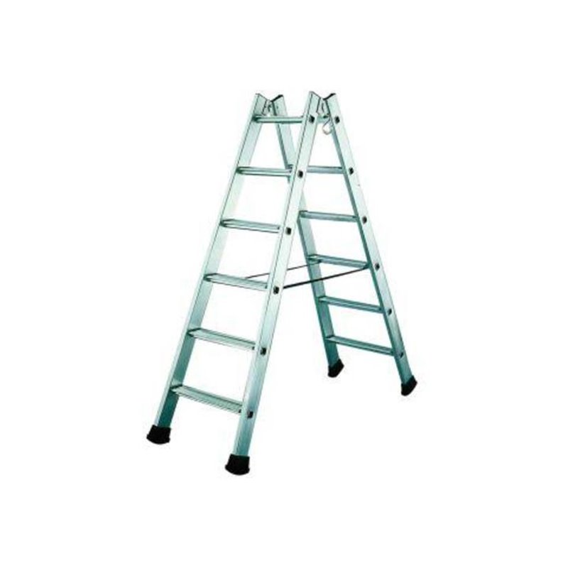 Stufenstehleiter Professional beidseitig