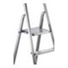 Zarges Stufen-Stehleiter mit Brücke, einseitig begehbar