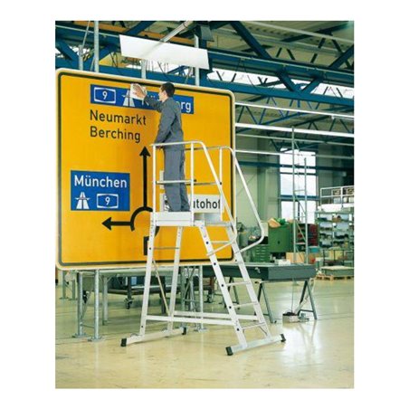 Zarges Podestleiter einseitig