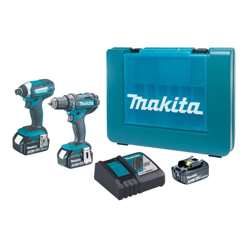 Makita Akkugeräte-Set 18V/3Ah DLX2127X1