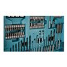 Makita Akku-Bohrschrauber 18V/3Ah DDF453RFX1 + 74 tlg. Werkzeugset im Koffer