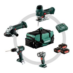 Metabo Combo-Set Bauhandwerk 4-teilig