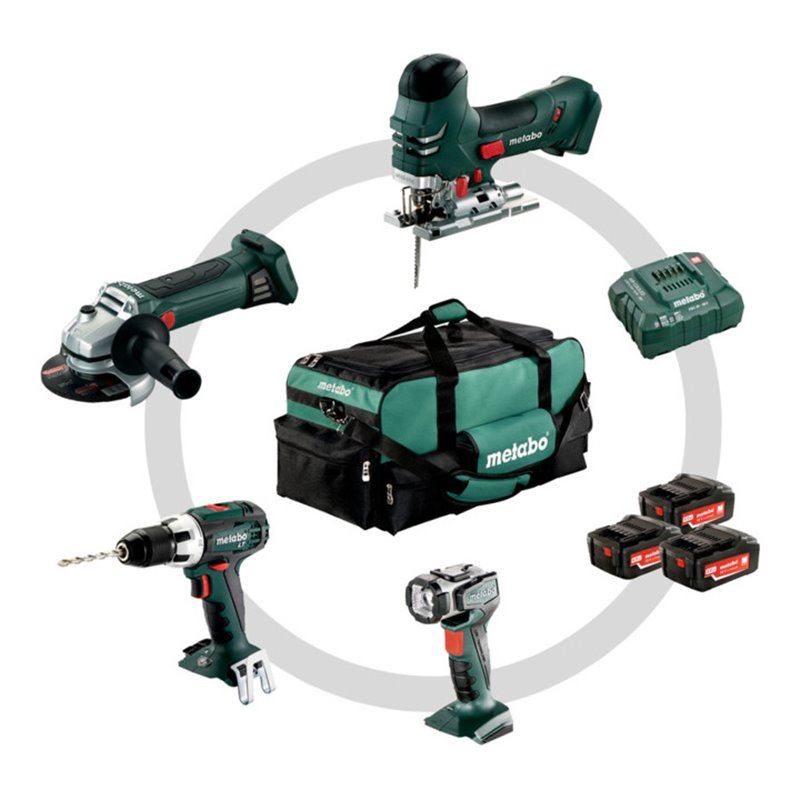 Metabo Combo-Set Bauhandwerk 4-teilig