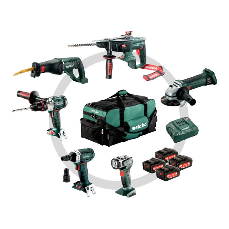 Metabo Combo Set Bauhandwerk 6-teilig