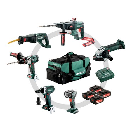 Metabo Combo Set Bauhandwerk 6-teilig