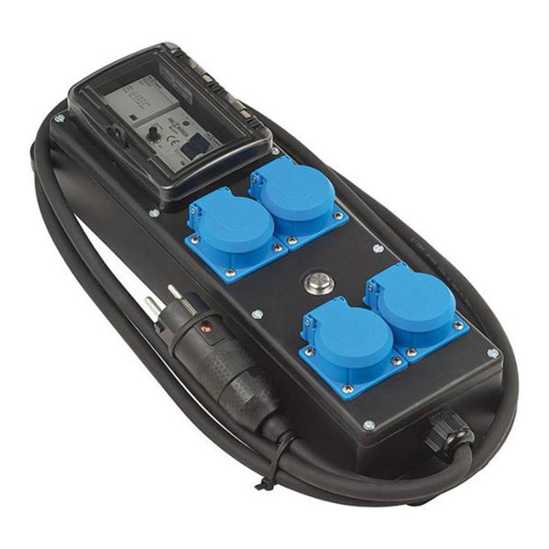 Brennenstuhl Personen-Schutzverteiler PRCD-S IP54 4-fach, 2m H07RN-F 3G2,5