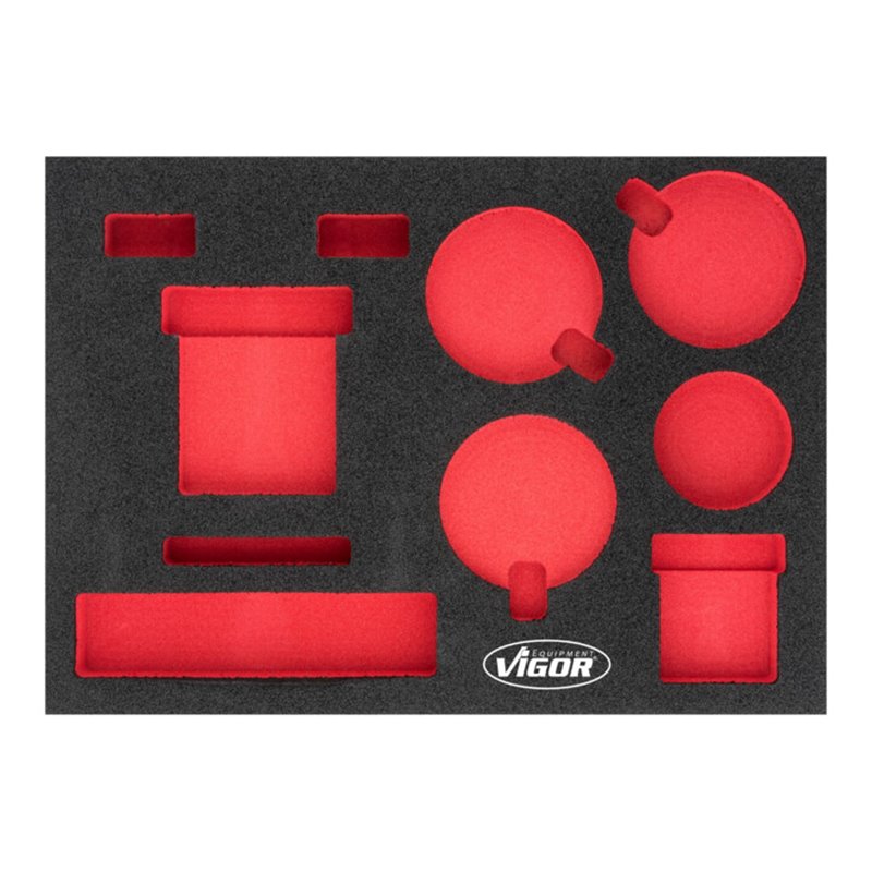 VIGOR Weichschaumeinlage 1/2+ Leer V5740-L