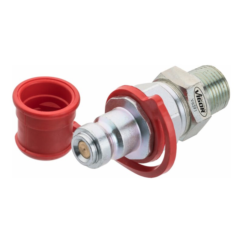 VIGOR Adapter 3/8″ Außengewinde, auf CEJN / Zylinder V6591