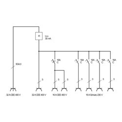 Brennenstuhl Tragbarer Stromverteiler BSV 4 grau