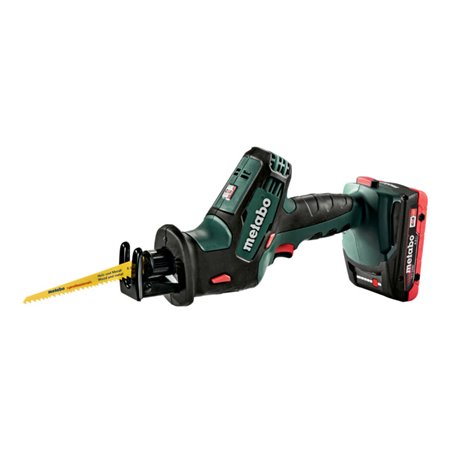 Metabo Akku-Säbelsäge SSE 18 LTX Compact metaBOX 145 18V 2x4Ah LiHD + ASC 55