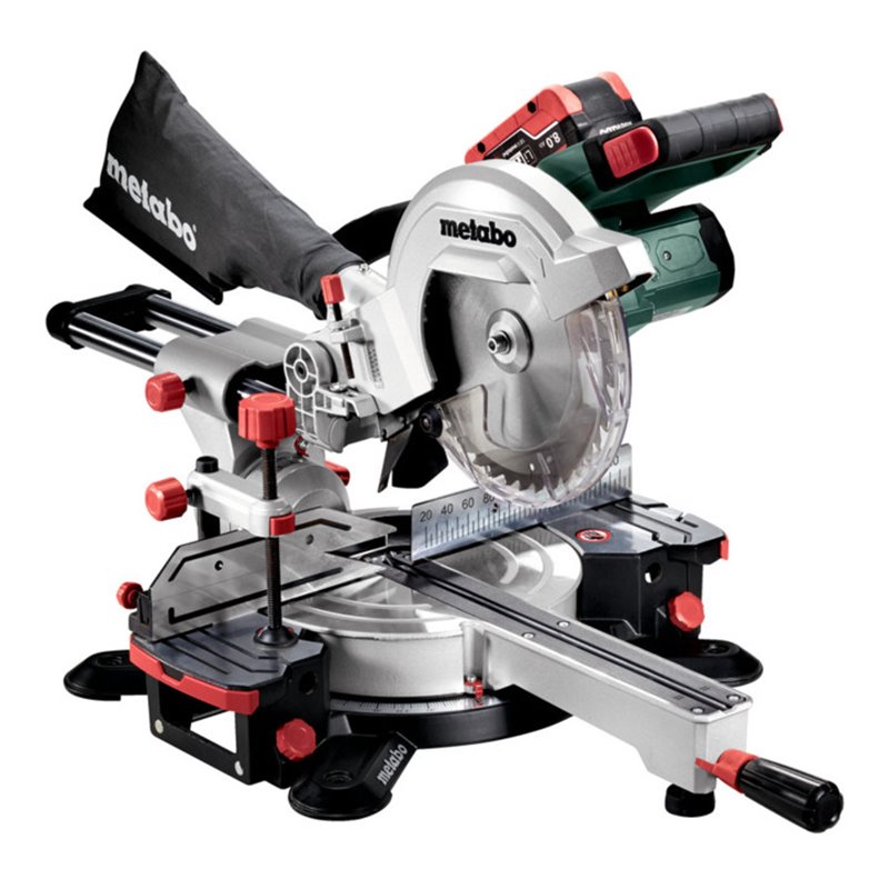Metabo Akku-Kappsäge KGS 18 LTX 216 mit Zugfunktion Karton 18V 2x8Ah LiHD + ASC 145