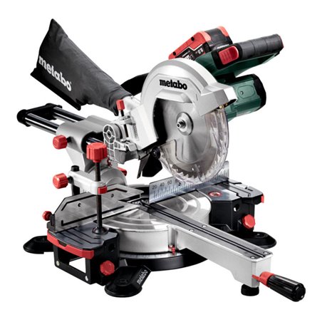 Metabo Akku-Kappsäge KGS 18 LTX 216 mit Zugfunktion Karton 18V 2x8Ah LiHD + ASC 145