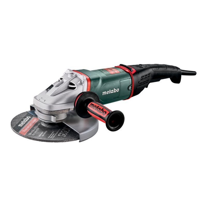 Metabo Winkelschleifer WEPBA 26-230 MVT Quick mit Bremse, Schnellspannmutter, drehbarem Haupthandgriff, Totmannschalter Karton