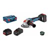Bosch Akku-Winkelschleifer GWX 18V-10 SC mit 2 x ProCORE18V 8,0 Ah Akku