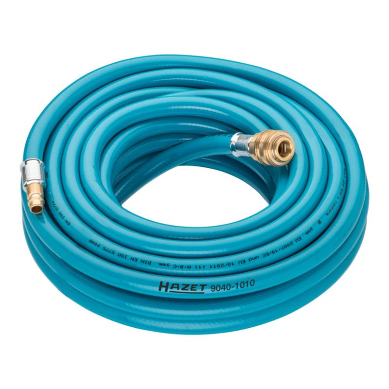 HAZET Druckluftschlauch mit Schnellkupplung und Anschlussnippel 9040-1010