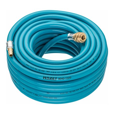 HAZET Druckluftschlauch mit Schnellkupplung und Anschlussnippel 9040-1020