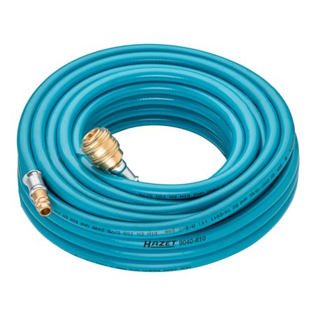 HAZET Druckluftschlauch mit Schnellkupplung und Anschlussnippel 9040-610