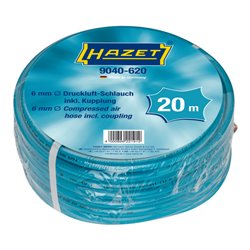 HAZET Druckluftschlauch mit Schnellkupplung und Anschlussnippel 9040-620