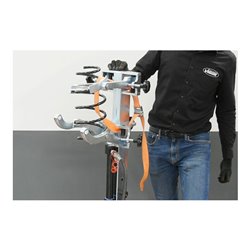 VIGOR Hydraulischer Federspanner inkl. 10 Federteller V4476N Anzahl Werkzeuge: 16