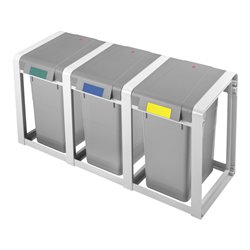 Hailo ProfiLine Öko L (Basiseinheit), Flexibles Mülltrennsystem, 19 ltr
