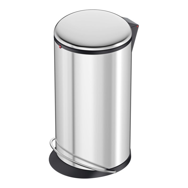Hailo Harmony L, Design-Tret-Mülleimer, 20 ltr, Edelstahl