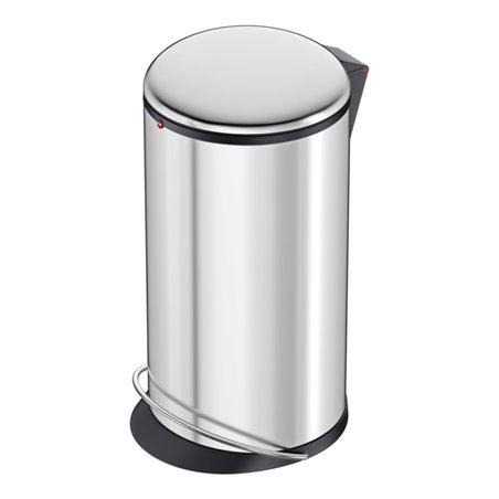 Hailo Harmony L, Design-Tret-Mülleimer, 20 ltr, Edelstahl