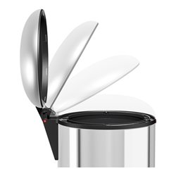 Hailo Harmony L, Design-Tret-Mülleimer, 20 ltr, Edelstahl