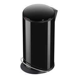 Hailo Harmony L, Design-Tret-Mülleimer, 20 ltr, Schwarz