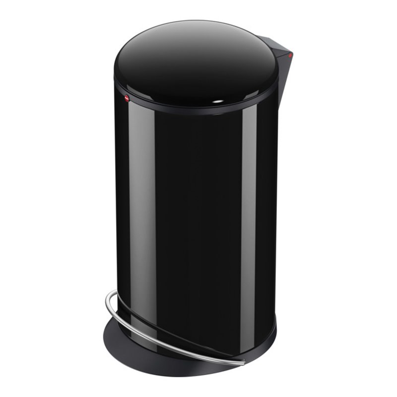 Hailo Harmony L, Design-Tret-Mülleimer, 20 ltr, Schwarz