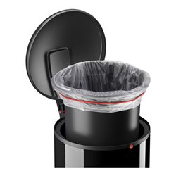 Hailo Harmony L, Design-Tret-Mülleimer, 20 ltr, Schwarz