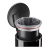 Hailo Harmony L, Design-Tret-Mülleimer, 20 ltr, Schwarz