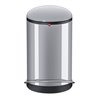 Hailo Harmony M, Design-Tret-Mülleimer, 12 ltr, Silber
