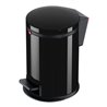 Hailo Pure S, Design-Tret-Kosmetikeimer, 3 ltr, Schwarz