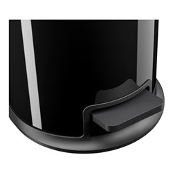 Hailo Pure S, Design-Tret-Kosmetikeimer, 3 ltr, Schwarz