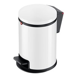 Hailo Pure S, Design-Tret-Kosmetikeimer, 3 ltr, Weiß