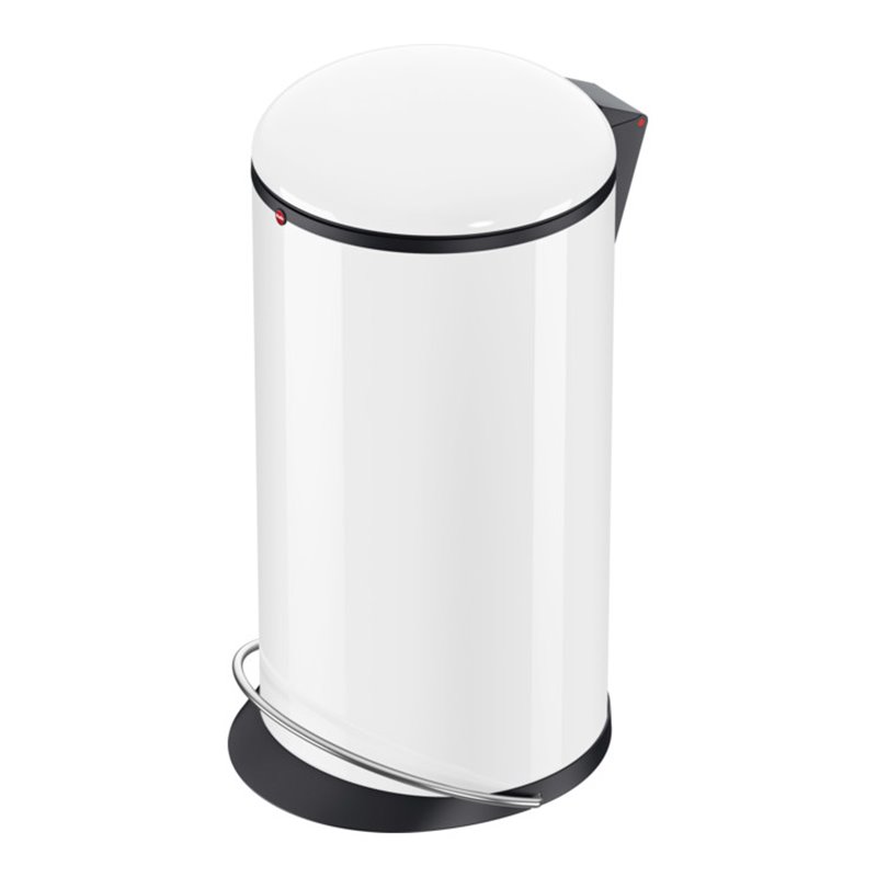 Hailo Harmony L, Design-Tret-Mülleimer, 20 ltr, Weiß