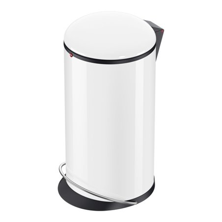 Hailo Harmony L, Design-Tret-Mülleimer, 20 ltr, Weiß