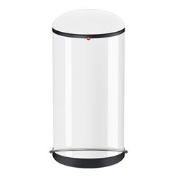 Hailo Harmony L, Design-Tret-Mülleimer, 20 ltr, Weiß