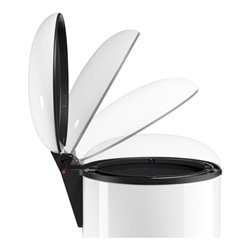 Hailo Harmony L, Design-Tret-Mülleimer, 20 ltr, Weiß