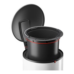 Hailo Harmony L, Design-Tret-Mülleimer, 20 ltr, Weiß