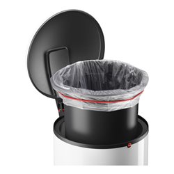 Hailo Harmony L, Design-Tret-Mülleimer, 20 ltr, Weiß