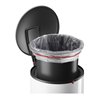 Hailo Harmony L, Design-Tret-Mülleimer, 20 ltr, Weiß