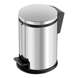 Hailo Pure S, Design-Tret-Kosmetikeimer, 3 ltr, Edelstahl