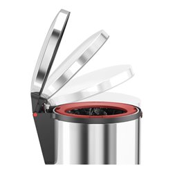 Hailo Pure S, Design-Tret-Kosmetikeimer, 3 ltr, Edelstahl