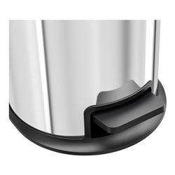 Hailo Pure S, Design-Tret-Kosmetikeimer, 3 ltr, Edelstahl