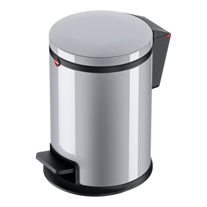 Hailo Pure S, Design-Tret-Kosmetikeimer, 3 ltr, Silber