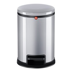 Hailo Pure S, Design-Tret-Kosmetikeimer, 3 ltr, Silber