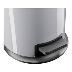 Hailo Pure S, Design-Tret-Kosmetikeimer, 3 ltr, Silber